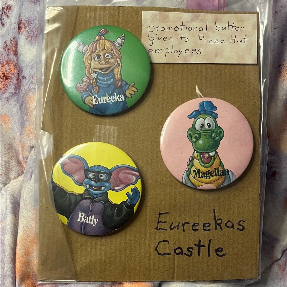 Eureeka's Castle Promotional Button Set